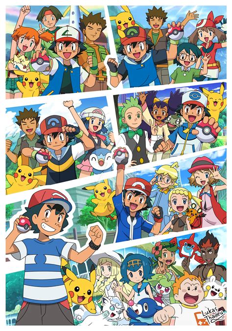 ash ketchum|Ash's friends .